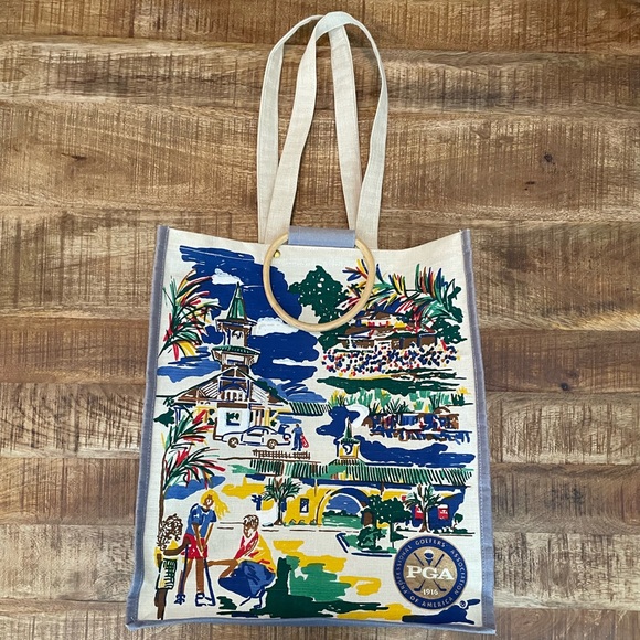 PGA Tour Canvas Tote Bag - Picture 1 of 5
